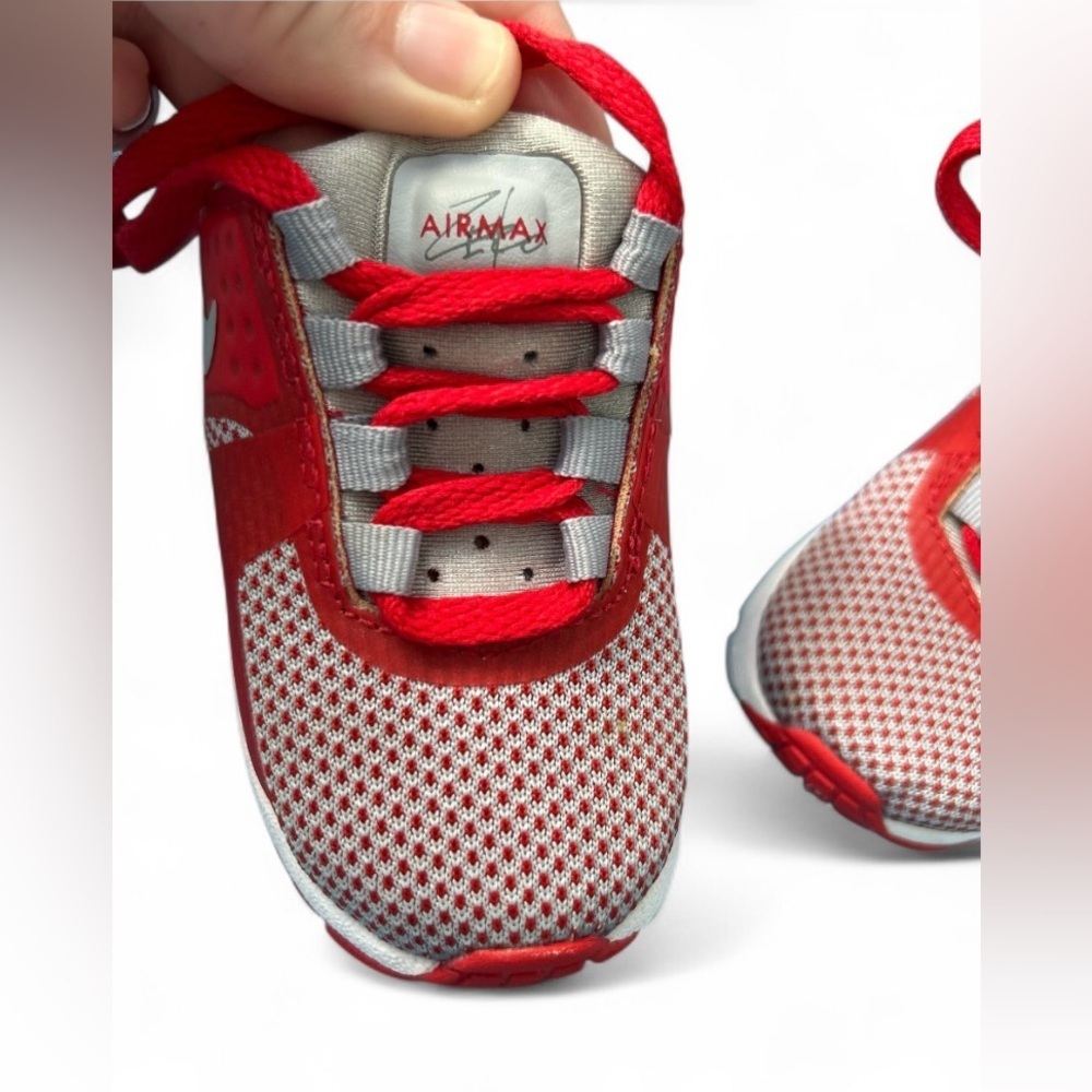 Nike Kids Air Max Zero Essential Toddler 6 Red & White Slip-on Sneakers NWOB - Picture 5 of 11
